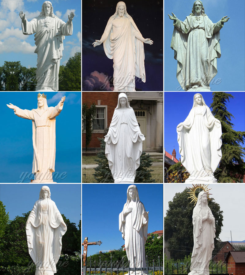 marble church statues