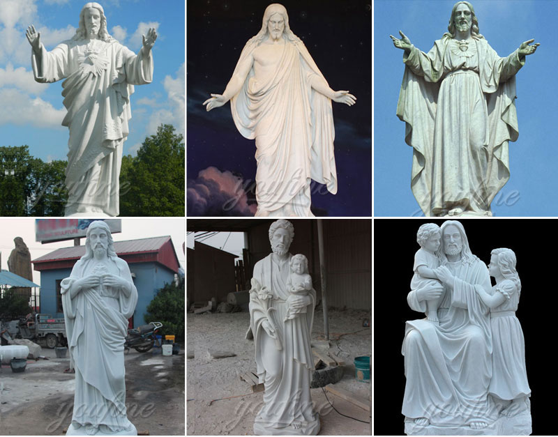religious jesus mary statues