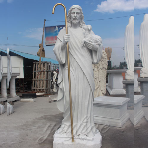 Factory Direct Supply Natural Marble Jesus Statue for Sale