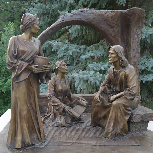 Garden Decorative Religious Casting Bronze Jesus Figures Statue at Garden