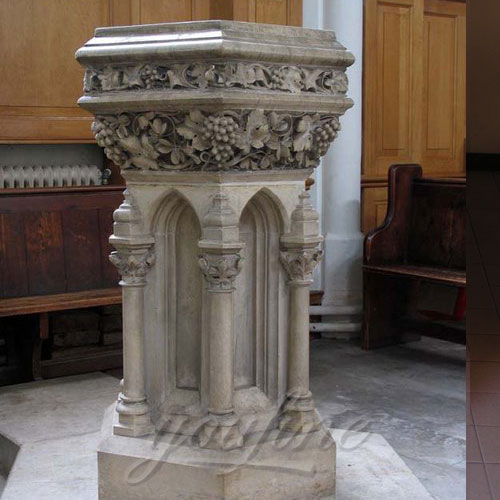 Religious Marble Font Church Furniture for Sale