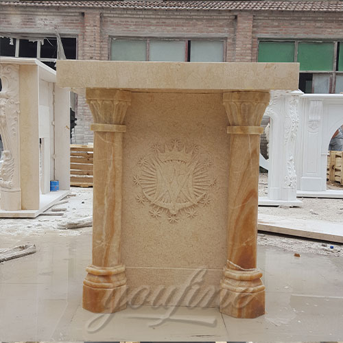 Top Quality Marble Hand Carved Pulpit for Church Decor for Sale