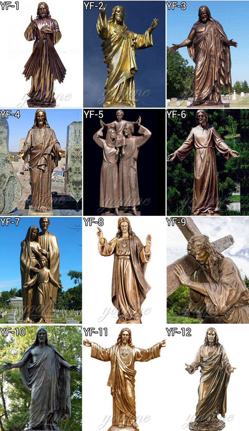 Offer Different Bronze Jesus Statues